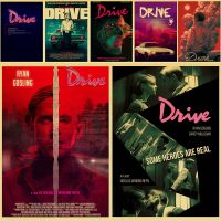 【hot】♦☎❒  Classic Movie Drive Ryan Gosling Poster Paper Wall Room Study Bar Painting Picture Sticker