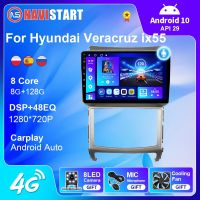 NAVISTART Android 10สำหรับฮุนไดเวราครูซ Ix55 2006-2015ในรถยนต์มัลติมีเดียเครื่องเล่นวิทยุรถยนต์ DSP Carplay WIFI 4G GPS