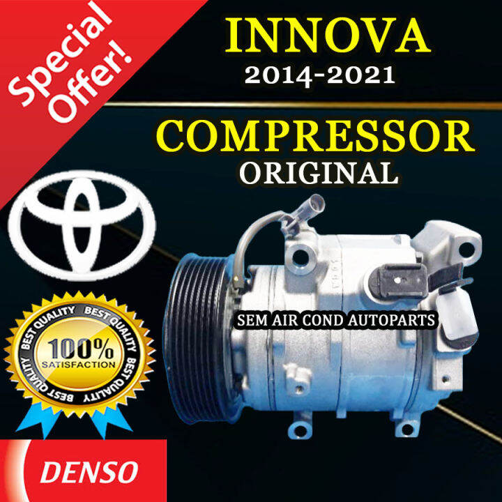 TOYOTA INNOVA 20142021 ORIGINAL DENSO ND 10SRE 15C 7PK COMPRESSOR