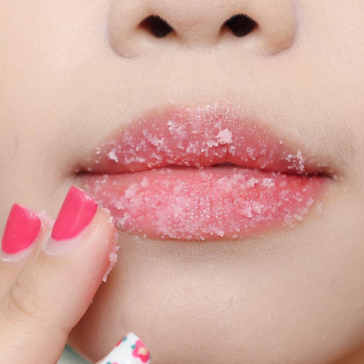 ลิปสครับปาก-สครับปาก-น้ำตาลสครับขัดริมฝีปาก-สครับชูก้าร์-ผลัดเซลล์ผิวปาก-สครับแก้ปากดำ-ushas-the-sugar-lip-scrubs-lp225