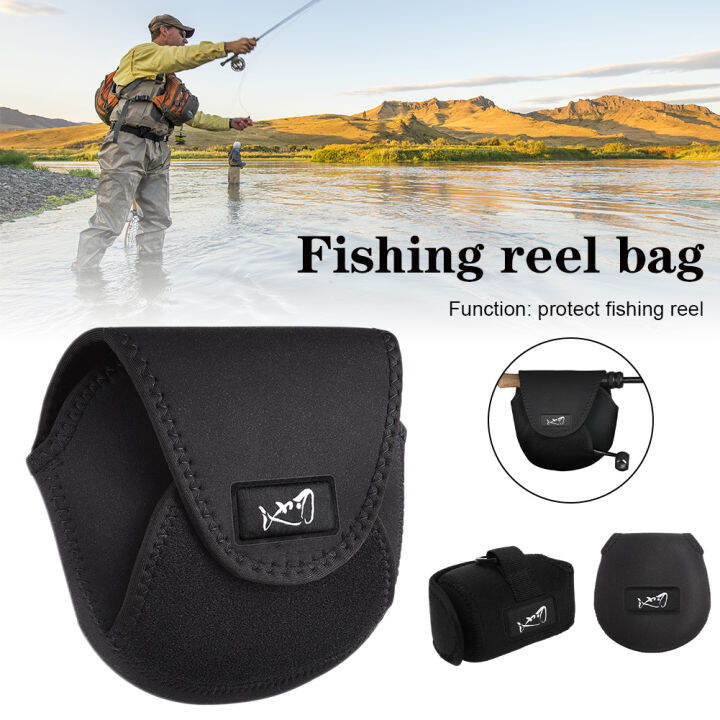 Portable Fishing Reel Bag Waterproof Protective Cover Storage Pouch for
