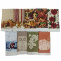 1Pc 38x60cm Baked Restaurant Western Food Cover Thin Cotton Fruit Vegetable Flower Printed Tea Towel Kitchen Cleaning Cloth