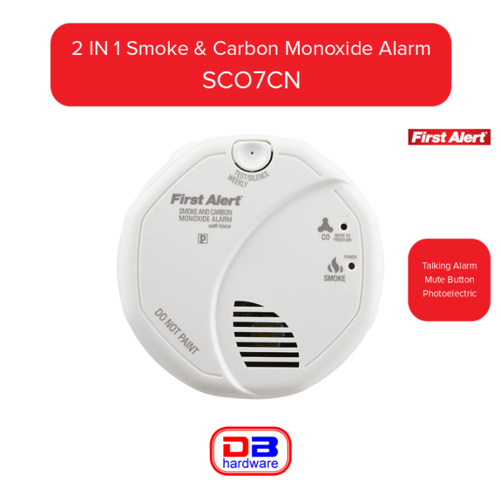 First Alert 2IN1 Smoke And Carbon Monoxide Alarm SCO7CN Lazada