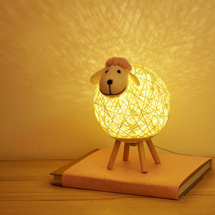 dropshipping-sheep-led-night-light-hand-woven-lampshade-moon-lamp-cute-sleep-bedroom-bedside-decoration-animals-night-lamp