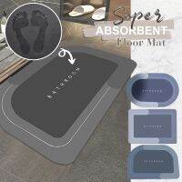 【CC】✽﹍  Non-slip Rug Super Absorbent Quickly Drying  Doormat Diatomite Mats Alfombra De Baño