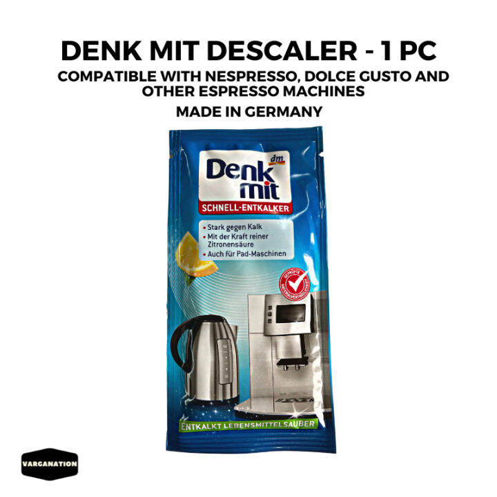 Descaler Nespresso Dolce Gusto 1 sachet Coffee Espresso Machine Powder
