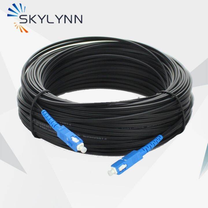 Optical fiber accessories SC/UPC SM G652D FTTH Fiber Optic Outdoor Drop
