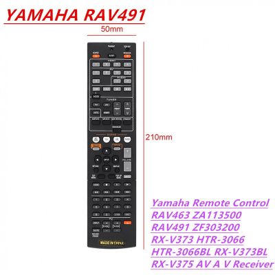 Alat Kawalan Jauh Penggantiใหม่สำหรับYAMAHA RAV491 ZF30320 สำหรับRAV494 HTR-4066 RX-V475 Rx-v373 Penerima AVวิทยุFernbedineung