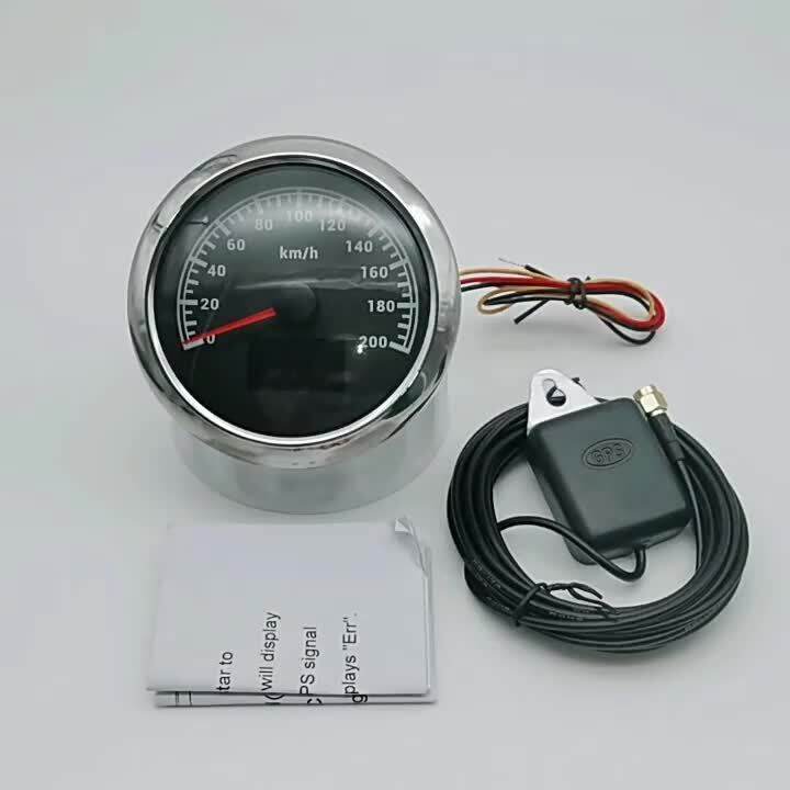 HD 85mm 3 in 1 Car Boat GPS Speedometer Gauge Digital speedometer ...