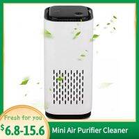 R Mini Air Purifier Cleaner With HEPA Filter Negative Ion Dust Odor Smoke Remover Night Light Low Noise For Home Office Car Use