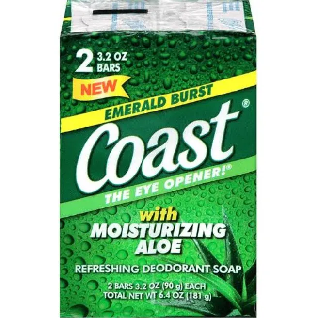 Coast Bath Soap Emerald Burst 2Bars 90g Lazada PH