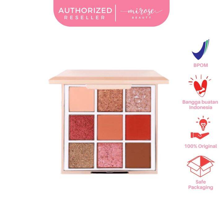 ESQA Goddess Eyeshadow Palette Peach Lazada Indonesia
