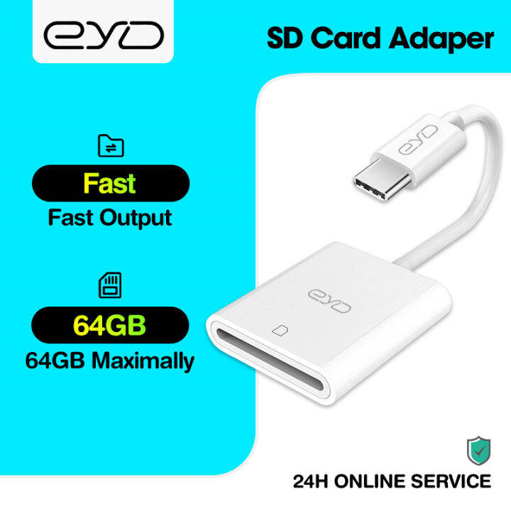 EYD CU04 Type C to SD Card Reader Data Transfer for Phone Tablet To USB