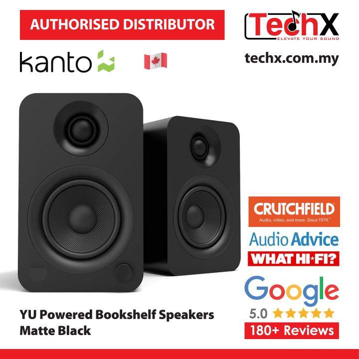 Kanto YU Powered Bookshelf Speakers Lazada