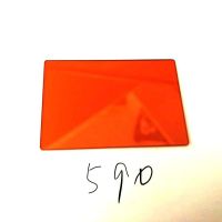 【No-profit】 yiyin2068 590nm size 50x50mm cut IR pass filter CB590