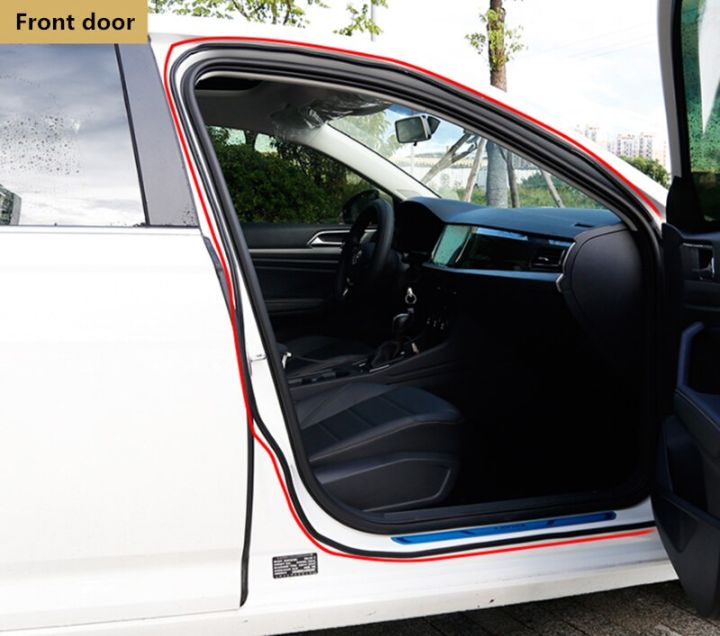 ซีลยางกันสภาพอากาศสติกเกอร์แถบยาวประตูรถกันรั่วสำหรับของขวัญแบบชนบทซูบารุเอ็กซ์วีฟอเรสเตอร์รถยนต์-impreza-xv-ความปลอดภัยของรถสามล้อ-brz