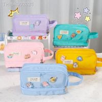 ✘❦ 5-layer Large Capacity Pencil Case Kawaii Handle Pen Bag for Students Desk Makeup Organizer Supplies School Office Stationary