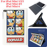 ปกหนัง Pu อัจฉริยะเคสสำหรับไอแพดมินิ6 2021เคสสำหรับไอแพด Casing Tablet เคสตั้งได้การ์ตูนสำหรับเด็กขนาดเล็ก4 5มินิ1 2 3