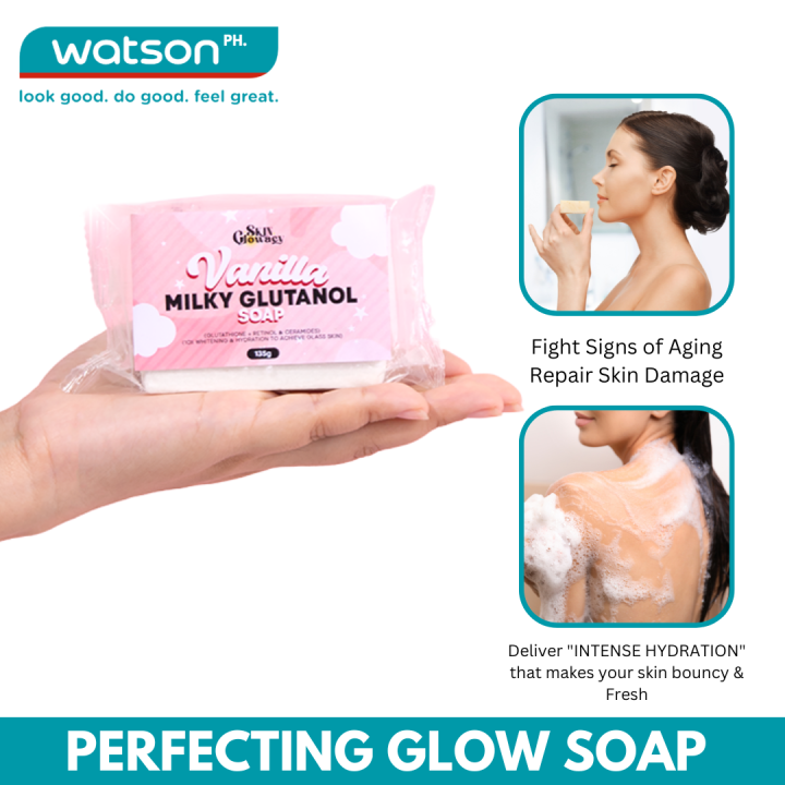 Korean Glass Skin Soap 20x Whitening soap with collagen Milky Glutanol