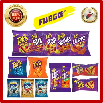 Takis Fuego Spicy Rolled Tortilla Chips Snack Size Bag 3.25 oz : Snacks  fast delivery by App or Online