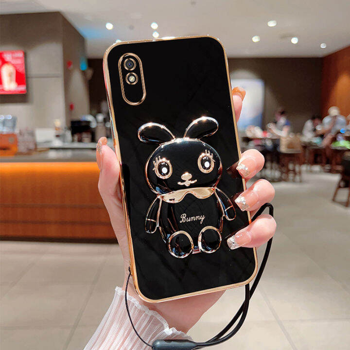 เคสนิ่มสำหรับโทรศัพท์-xiaomi-redmi-เคส9a-redmi9a-9a-ลายการ์ตูนรูปกระต่ายเคสโทรศัพท์โทรศัพท์ชุบซิลิโคนกันกระแทก