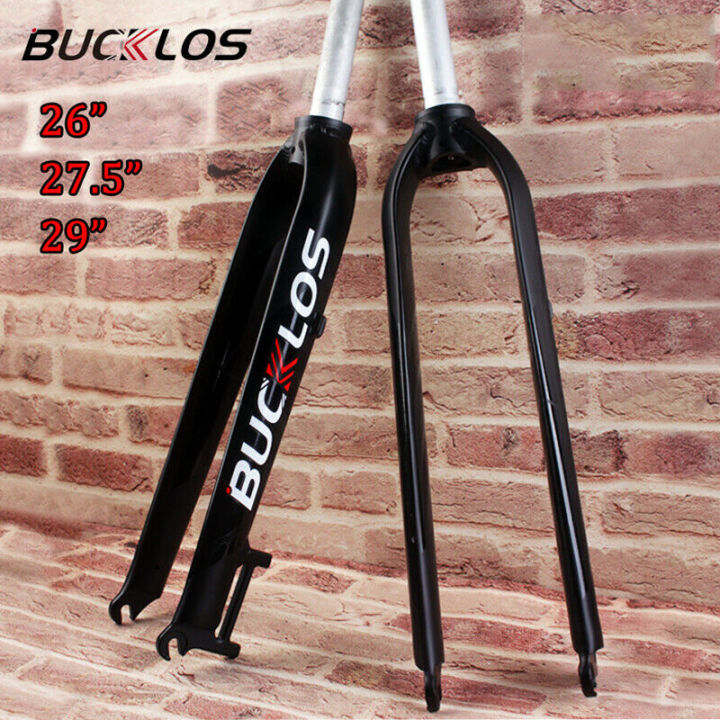 BUCKLOS MTB Fork 26 27.5 29 Bicycle Rigid Fork Universal Aluminum Alloy