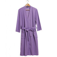 Dressing Gowns สำหรับผู้หญิงดูดซับผ้าฝ้าย Novelty Robes เสื้อคลุมอาบน้ำ Kimono Robe หญิงเสื้อคลุมอาบน้ำเข็มขัด M Xl 3xl