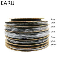 1ม้วนรีล2:1สีดำ1 2 3 5 6 8 10มิลลิเมตรเส้นผ่าศูนย์กลางความร้อนหด Heatshrink ท่อหลอดปลอกหุ้มห่อลวดขาย DIY ซ่อมเชื่อมต่อ