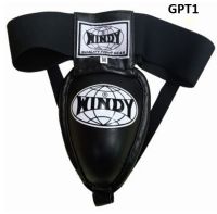 Windy Sports Groin protector GPT1  Black S,M,L,XL Muay Thai MMA K1 กระจับนักมวย วินดี้ สปอร์ต สีดำ