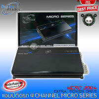 PERFORMANCE รุ่น MICRO 4ชาแนล 300Wx4 เพาเวอร์แอมป์ติดรถยนต์แรงๆ 4 CHANNEL สีดำ MICRO SERIES