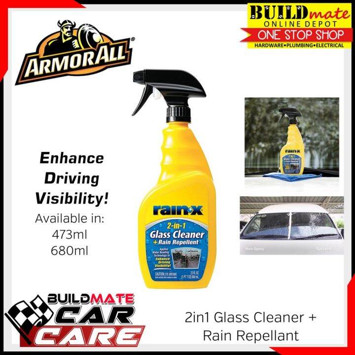 RAINX 2in1 Glass Repellent •BUILDMATE• Lazada PH