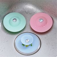 1Pcs Bathroom Deodorant Shower Drain Stopper Shower Bathtub Plug Floor Drain Cover Bath Plug Household Sink Strainer