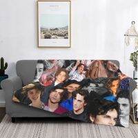 2023 in stock ﹍ↂ❧Timothee Chalamet Collage Blankets movies tv netflix cute actor Flannel Awesome Warm Throw Blanke，Contact the seller to customize the pattern for free