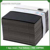 CREATIVE PAVILION สีขาวขาว 3D Art Notepad Paper CARD สีดำสีดำ กระดาษสำหรับตกแต่ง ของขวัญสร้างสรรค์ DIY ตัวเขียน Memo ppad ออฟฟิศสำหรับทำงาน