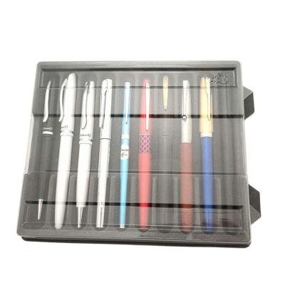 1pc jinhao pen case gift Pencil storage box Stationery Office Supplies transparent fountain pen box Case