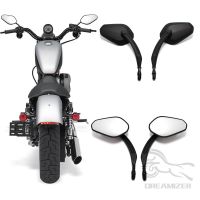 กระจกมองหลังรถจักรยานยนต์สำหรับ Harley Sportster Dyna Touring นักบิดเจ้าถนนเหล็ก82-2020 883กระดูกไขว้ถนนร่อน