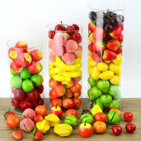 102030pcslot Mini Simulation Foam Fruit And Vegetables Artificial Kitchen Toys For Children Pretend Play Toy