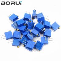 10pcs 3296 3296X series resistanceohm Trimpot Trimmer Potentiometer 1K 2K 5K 10K 20K 50K 100K 200K 500K 1M ohm 100R 200R 500R