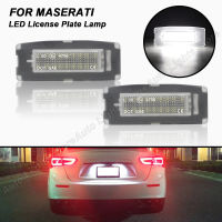 2Pcs For 2014 2015 2016 Maserati Ghibli 2014 2015 2016 LED License Plate Light Number Plate Lamp Error Free