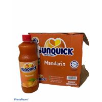 ✨ราคาพิเศษ✨ SUNQUICK Mandarin !!สีส้ม 1ลัง/บรรจุ6ขวด/840g ส่ง ยกลัง!!    KM9.3678✨โปรโมชั่นพิเศษ✨