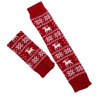 1 Pair Winter Christmas Over Knee Socks Leg Warmers for