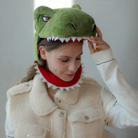 New Style Dinosaur Hat Autumn and Winter Animal Cute Funny Hat Children Adult Men and Women Funny Hat Animal World Ski Maks