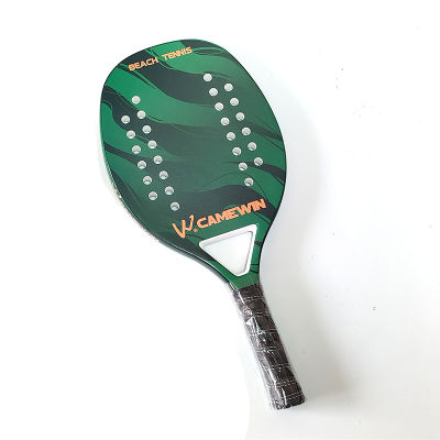 Adult Professional Full Carbon Beach Tennis Paddle Racket Soft EVA Face Tennis Raqueta With Bag -40