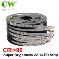 ♚□ แถบ16ig3506ปลายสูง Fita Leve ยืดหยุ่น Brilho SMD 2216 CRI 90 12V 120LEDs/M 24V 300LEDs/M 3000K 4000K 6000K 5M หรือ Lote