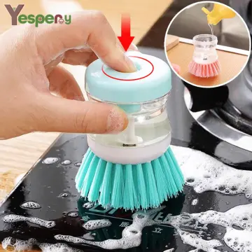 Kitchen Cleaning Brush, Silicone Dishwashing Brush, Crevice Brush,  Household Fruit And Vegetable Cleaning Brush, Multifunctional Cleaning Brush