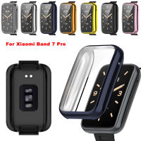 สำหรับ Xiaomi Mi วง7 Pro เต็มปกพีซีกรณีแก้วสำหรับ Xiaomi Mi วง7Pro กันชนป้องกันหน้าจอสำหรับ Miband7 Pro ป้องกัน