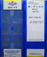 APKT11T304-PM YBC302 APKT11T308-PM YBC302 10 ชิ้น 50 ชิ้น 100% เดิม ZCC CT คาร์ไบด์แทรก YBC302 = P20-P40 การประมวลผล: เหล็กแข็ง