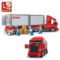 345Pcs Urban Freight Storage City Big Truck Car Model Building Blocks Sets DIY Hobbies Brinquedos Bricks Educational Kids Toys Building Sets