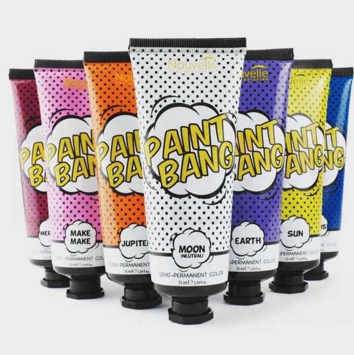 Italian Paint Bang hair dye Neptune red thin vine powder Miriam Yeung