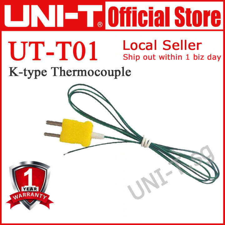 Sonde Thermocouple Type-K UNI-T UT-T01 - Pour Thermomètre UT320 - Jusqu'à 260°C